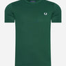Fred Perry T-shirts  Ringer t-shirt - ivy 