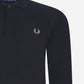 Fred Perry Longsleeve Polo's  Ls plain fred perry shirt- black chrome 