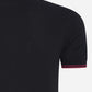 Fred Perry Polo's  Twin tipped fred perry shirt - black tawny port 