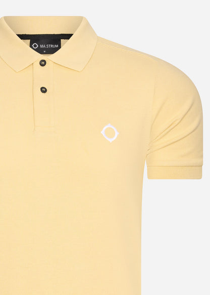 MA.Strum Polo's  SS pique polo - mellow yellow 