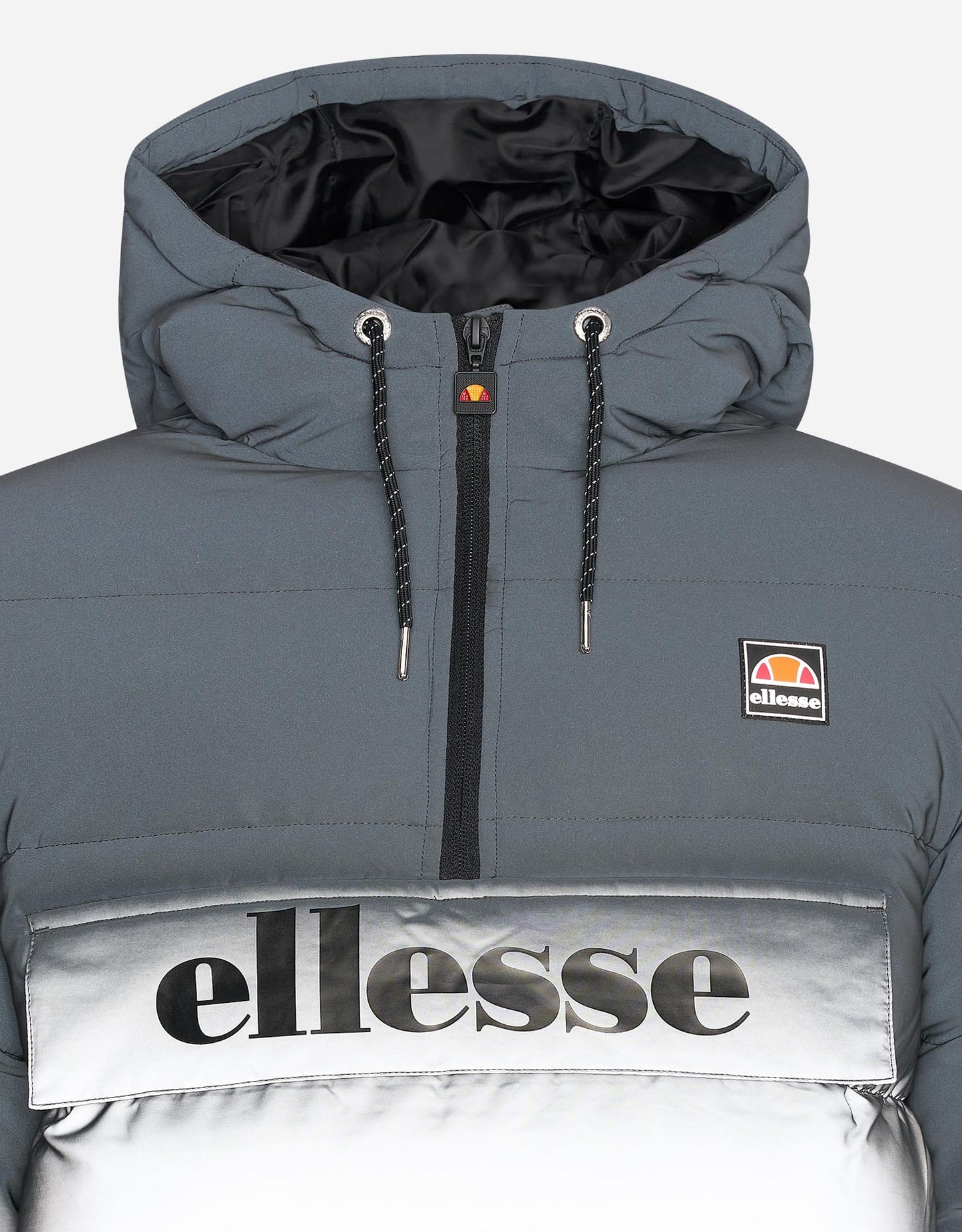 Ellesse Jassen  Pilazzo oh jacket - black silver reflective 