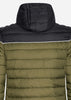 Ellesse Jassen  Lombardy 2 padded jacket - black khaki 