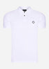 MA.Strum Polo's  SS pique polo - optic white 