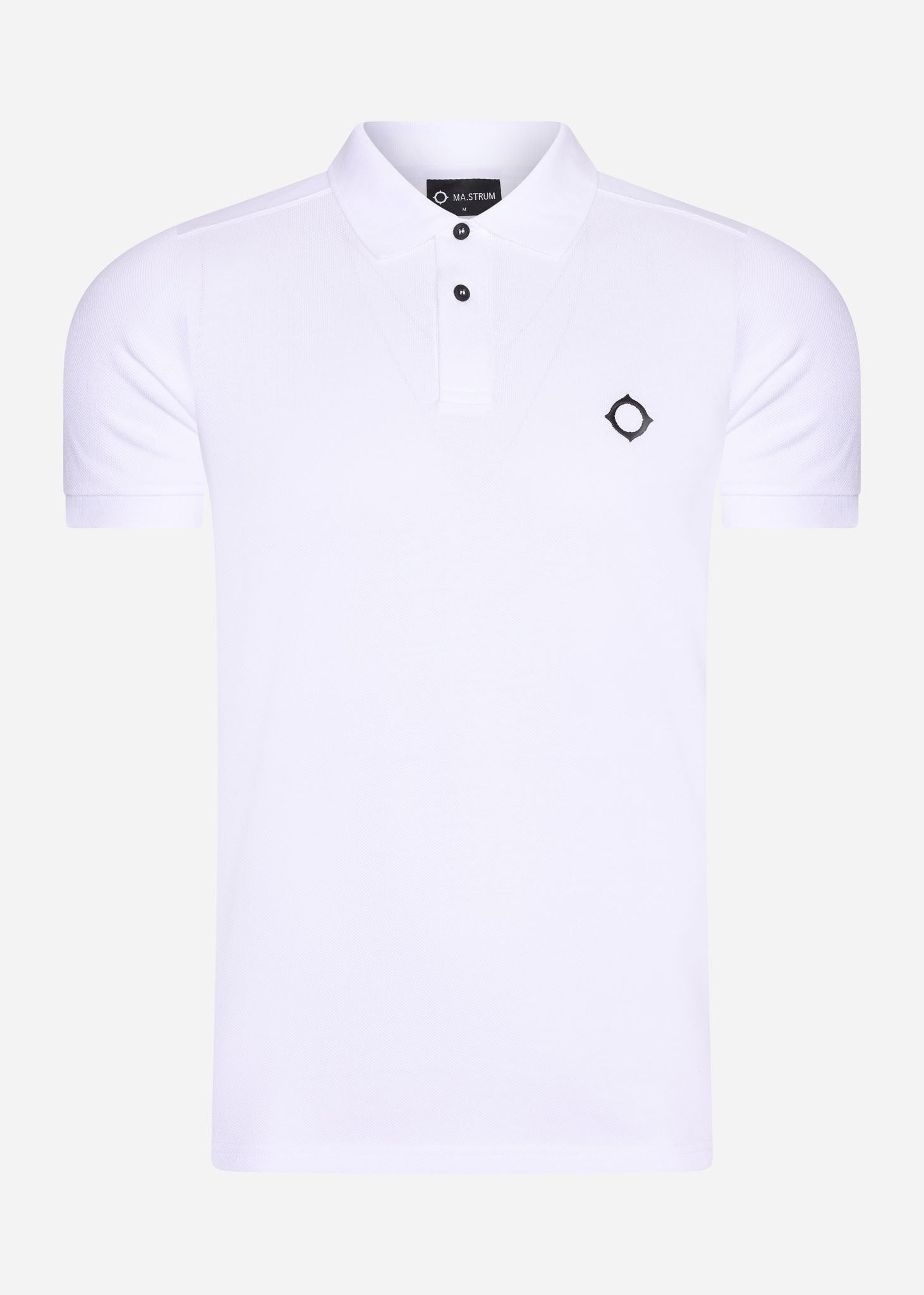 MA.Strum Polo's  SS pique polo - optic white 