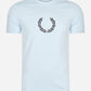 Fred Perry T-shirts  Laurel wreath graphic t-shirt - light ice 