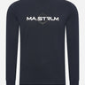 MA.Strum Longsleeve Tees  LS logo print tee - ink navy 