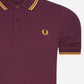 Fred Perry Polo's  Twin tipped fred perry shirt - mahogany maize 