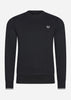 Fred Perry Truien  Crew neck sweatshirt - black 