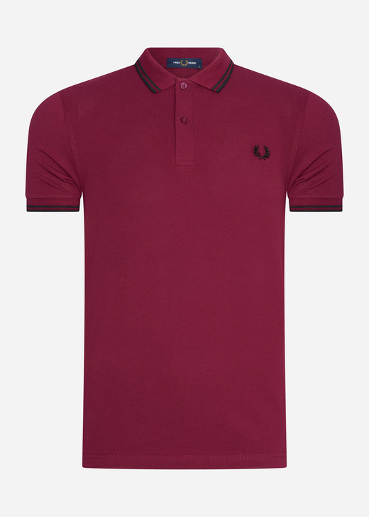 Fred Perry Polo's  Twin tipped fred perry shirt - tawny port 