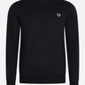Fred Perry Truien  Classic crew neck jumper - black 