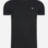 Barbour T-shirts  Tartan sports tee - black 