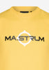 MA.Strum T-shirts  SS logo print tee - citrus yellow 