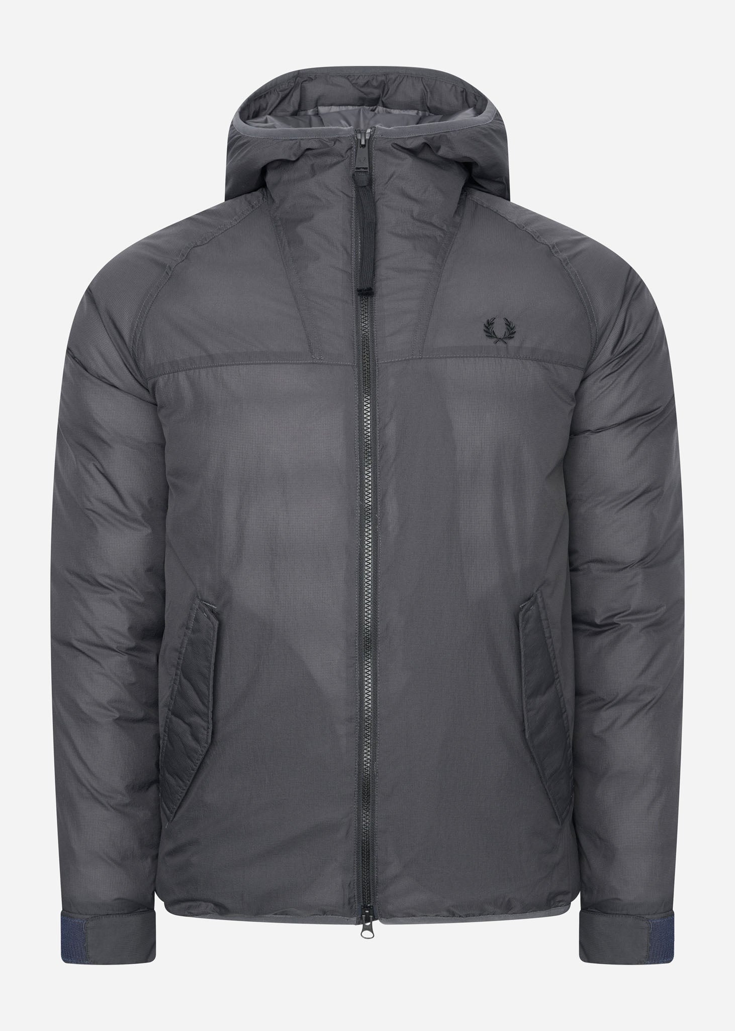 Fred Perry Jassen  Insulated hooded jacket - gunmetal 