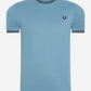 Fred Perry T-shirts  Twin tipped t-shirt - ash blue 