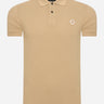 MA.Strum Polo's  SS pique polo - sand 