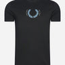 Fred Perry T-shirts  Laurel wreath t-shirt - black 