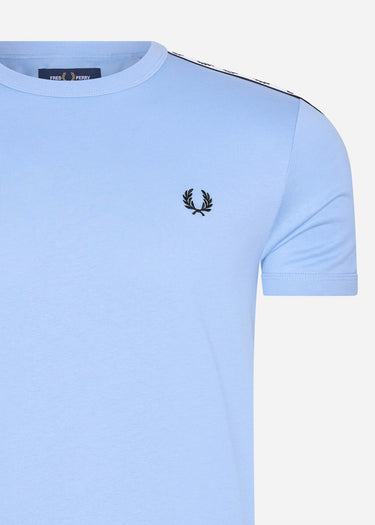 Fred Perry T-shirts  Taped ringer t-shirt - sky 