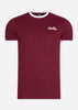 Ellesse T-shirts  Meduno tee - burgundy 