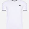 Fred Perry T-shirts  Twin tipped t-shirt - white 