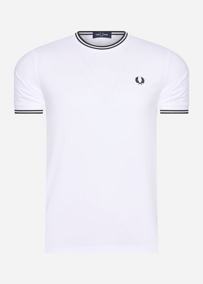 Fred Perry T-shirts  Twin tipped t-shirt - white 