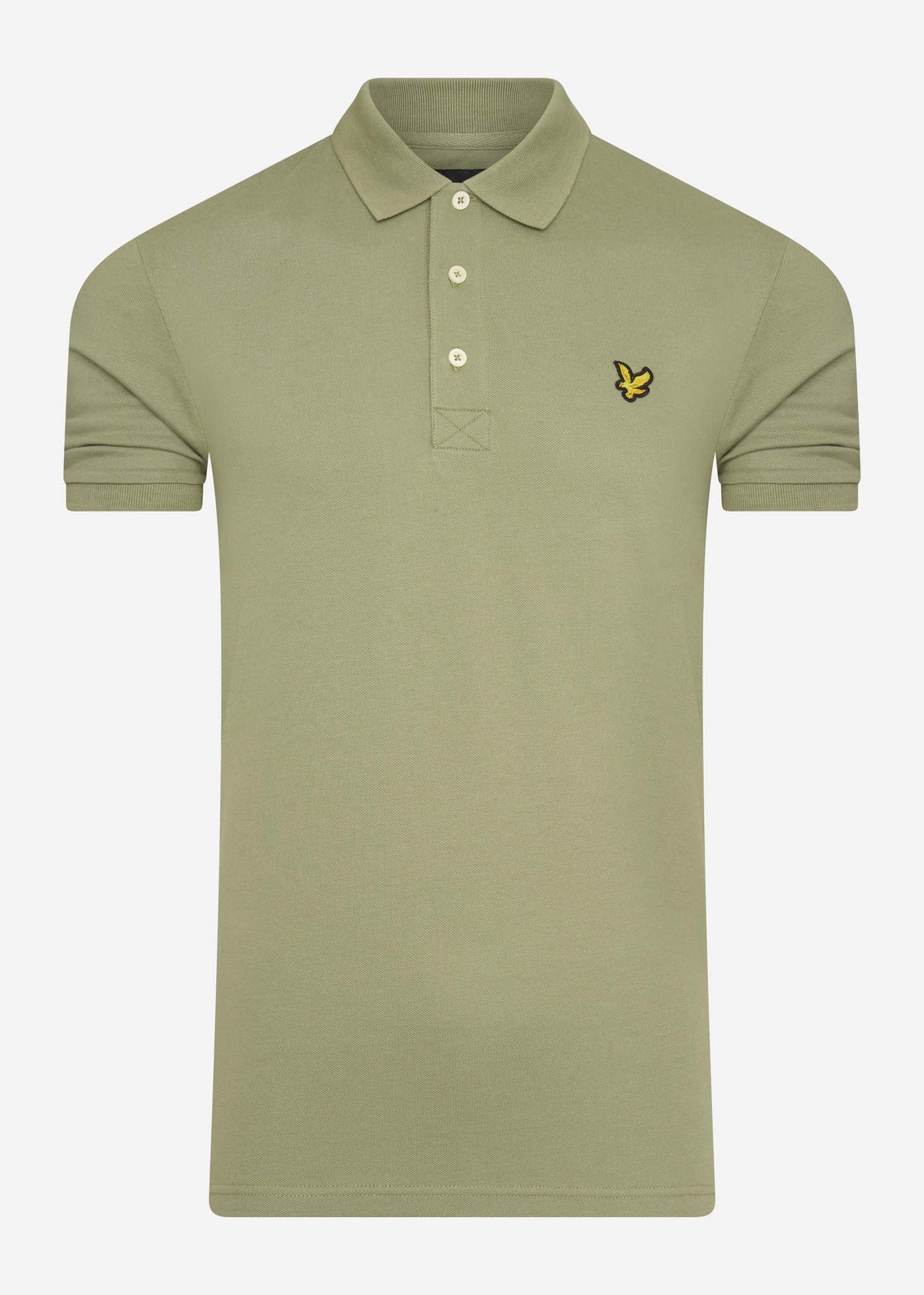 Lyle & Scott Polo's  Plain polo shirt - moss 