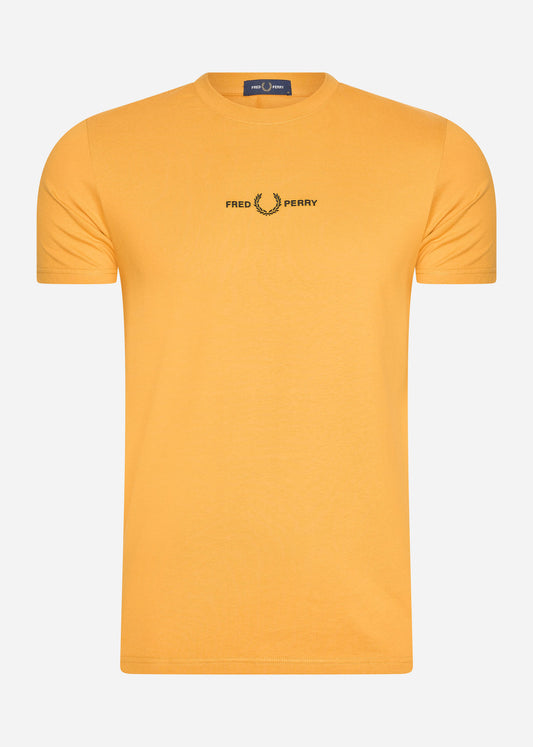 Fred Perry T-shirts  Embroidered t-shirt - gold 