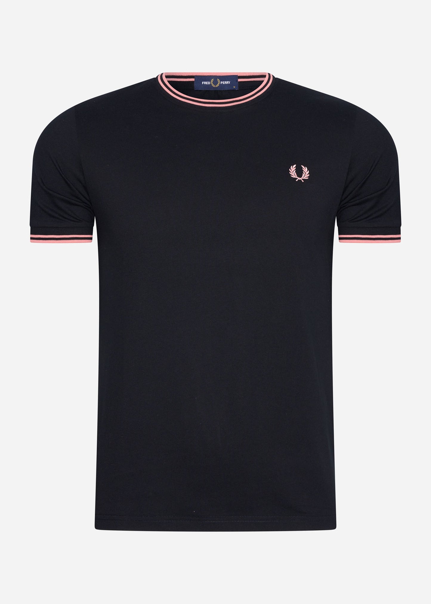 Fred Perry T-shirts  Twin tipped t-shirt - black pink peach 