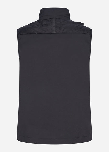 MA.Strum Bodywarmers  Softshell down quilt gilet - jet black 