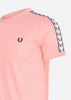 Fred Perry T-shirts  Taped ringer t-shirt - pink peach 