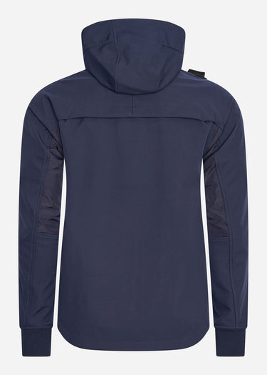 MA.Strum Jassen  Softshell hooded jacket - ink navy 