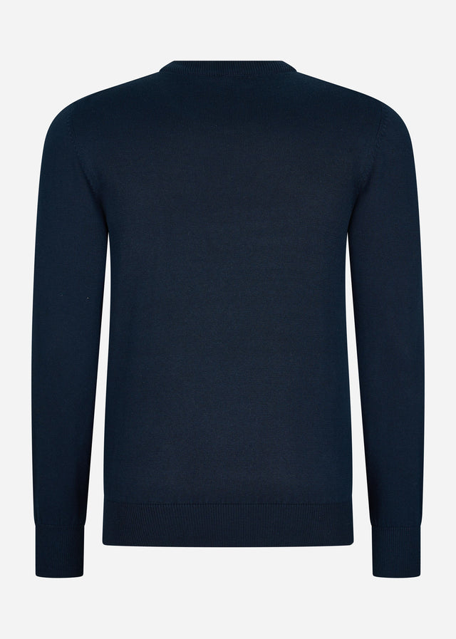 Ben Sherman Truien  Chest stripe crew - dark navy 
