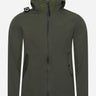 MA.Strum Jassen  Softshell full zip hooded jacket - oil slick 