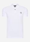 MA.Strum Polo's  SS pique polo - optic white 