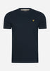 Lyle & Scott T-shirts  Crest tipped t-shirt - dark navy 