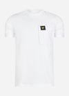 Lyle & Scott T-shirts  Pocket t-shirt - white 