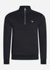 Barbour Truien  Rothley half zip - black 