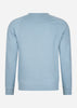 Barbour International Truien  Essential crew neck sweat - powder blue 