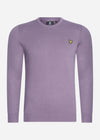 Lyle & Scott Truien  Cotton merino crew jumper - billboard purple 