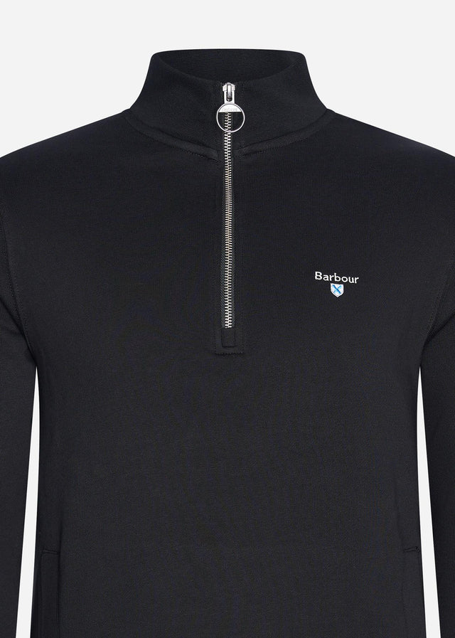 Barbour Truien  Rothley half zip - black 