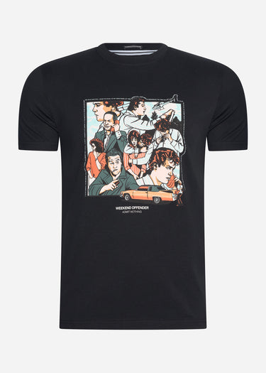 Weekend Offender T-shirts  Henry - black 