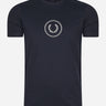 Fred Perry T-shirts  Circle branding t-shirt - navy 