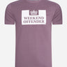 Weekend Offender T-shirts  Prison tee - dark grape 