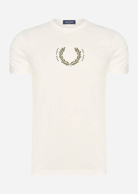 Fred Perry T-shirts  Laurel wreath t-shirt - snow white 