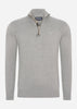 Barbour Truien  Cotton half zip - grey marl 