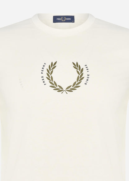 Fred Perry T-shirts  Laurel wreath t-shirt - snow white 