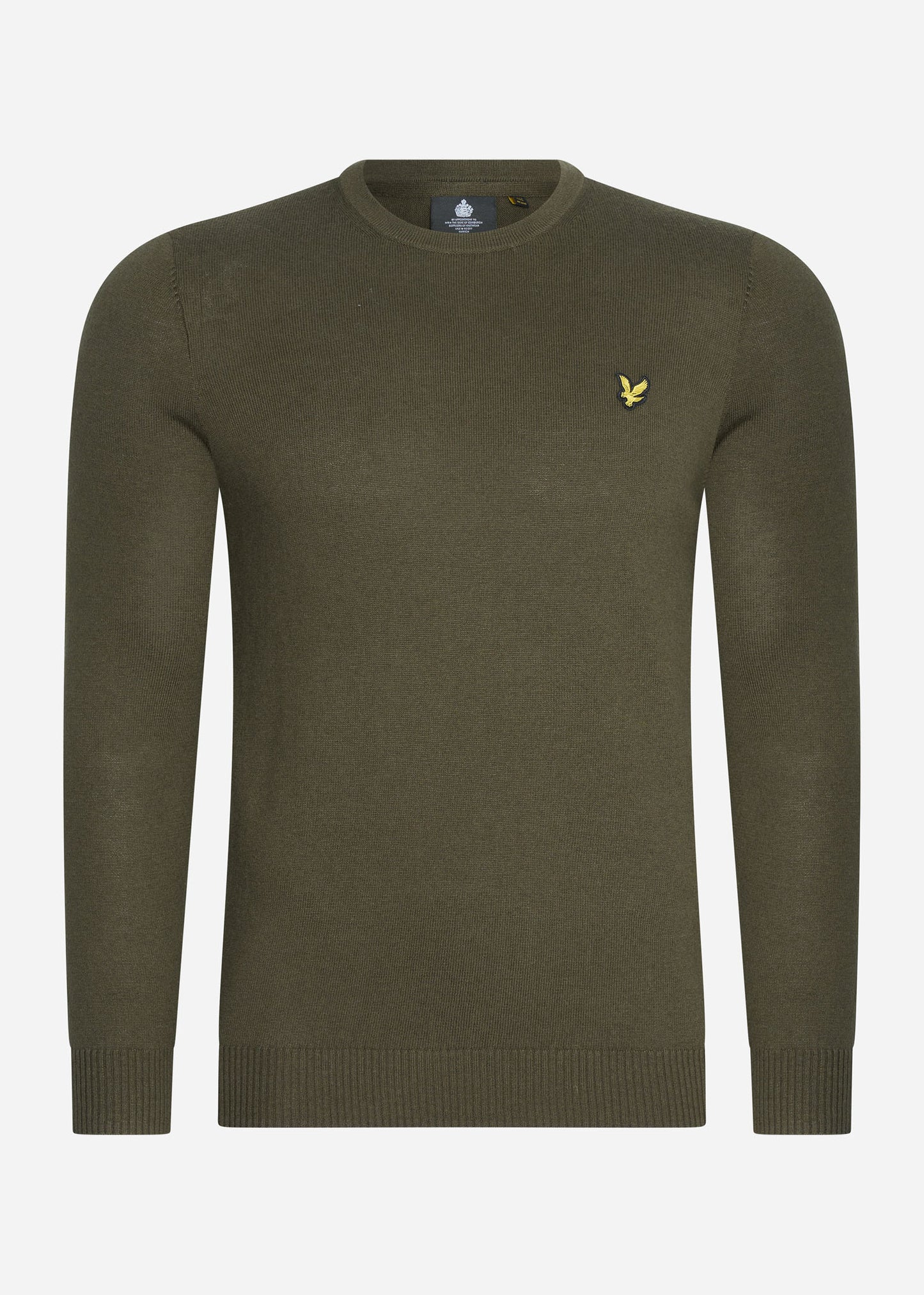 Lyle & Scott Truien  Cotton merino crew jumper - olive 