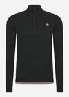 Peaceful Hooligan Truien  Henlock knitwear - black 