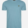 Lyle & Scott T-shirts  Crest tipped t-shirt - skipton blue