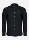 Lyle & Scott Overhemden  Oxford shirt - jet black 