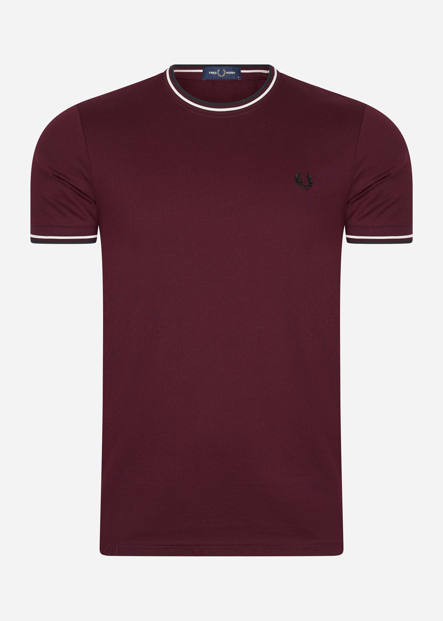 Fred Perry T-shirts  Twin tipped t-shirt - oxblood 